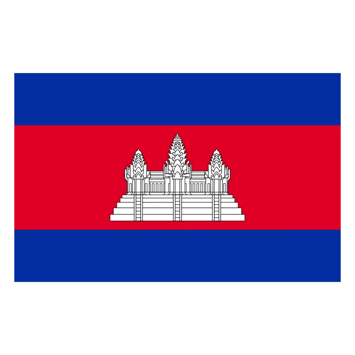 Cambodia Flag Blue