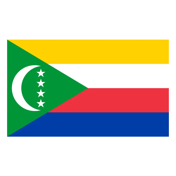 Comoros Flag Yellow