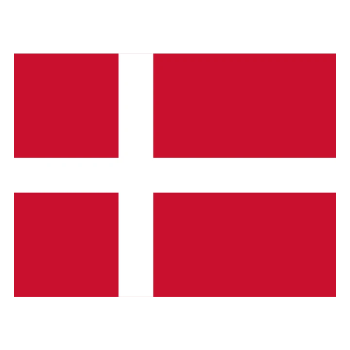 Denmark Flag Red