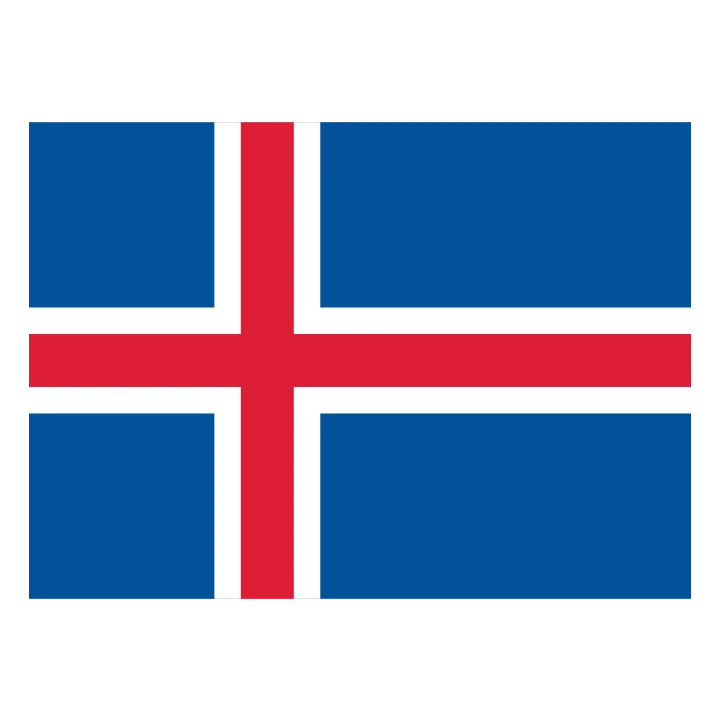 Iceland Flag Blue