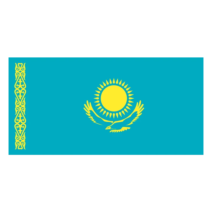 Kazakhstan Flag Blue