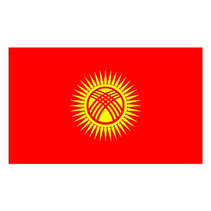 Kyrgyzstan Flag Red