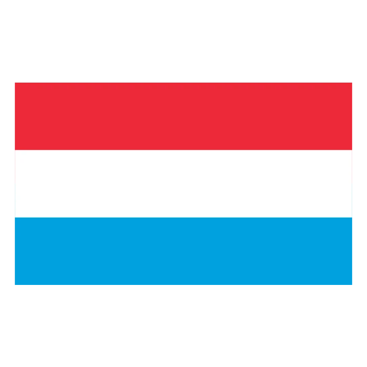 Luxembourg Flag Red