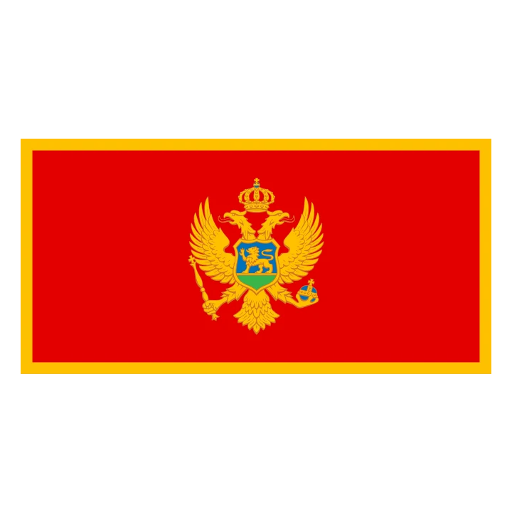 Montenegro Flag Red