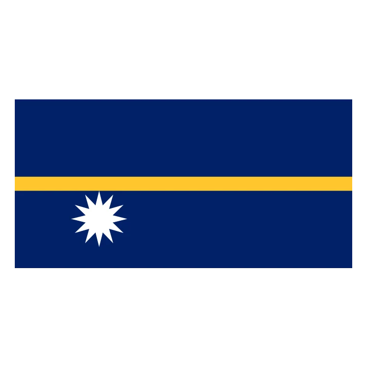 Nauru Flag Blue