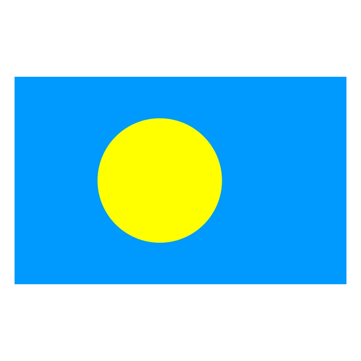 Palau Flag Blue