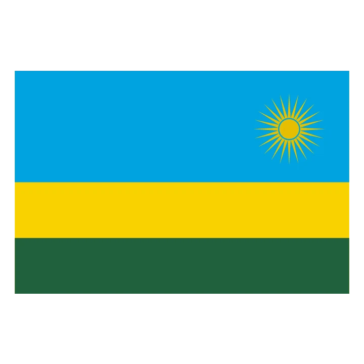 Rwanda Flag Blue