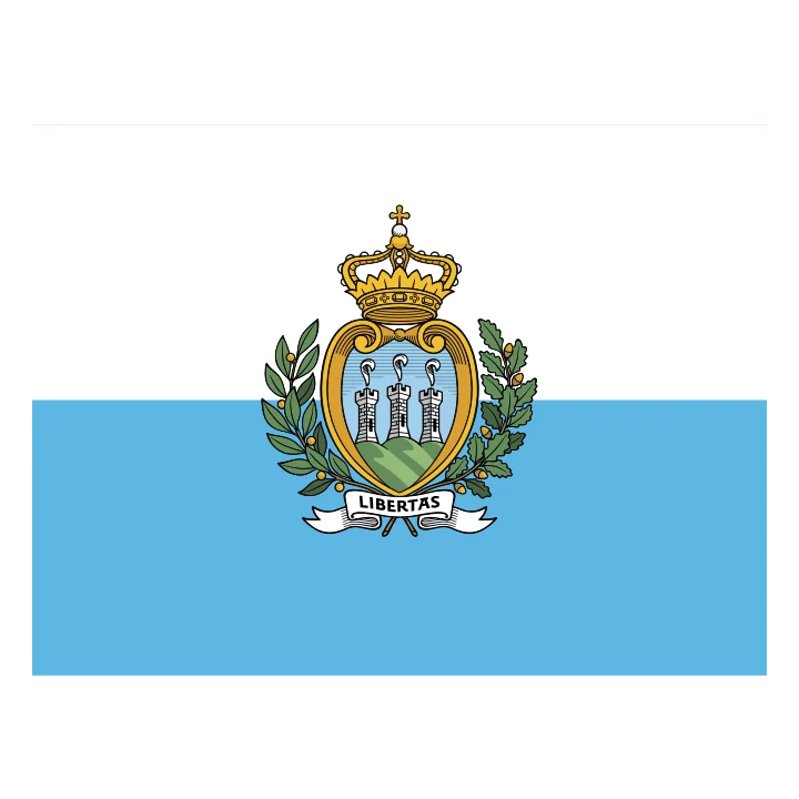 San Marino Flag Blue