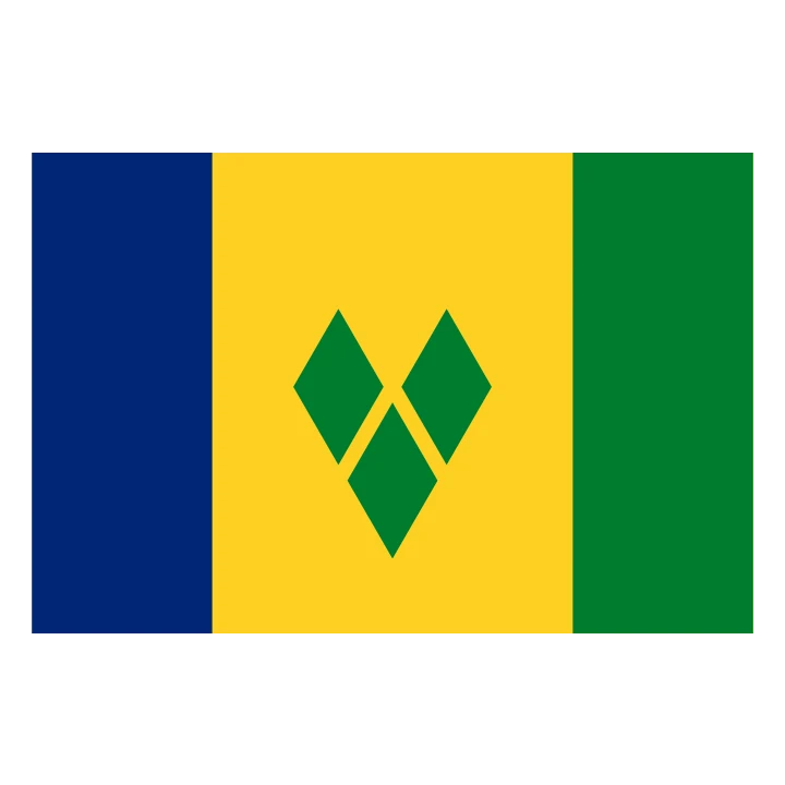 St. Vincent & Grenadines Flag Yellow