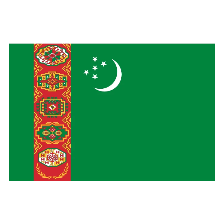 Turkmenistan Flag Green