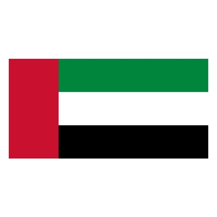 United Arab Emirates Flag Red